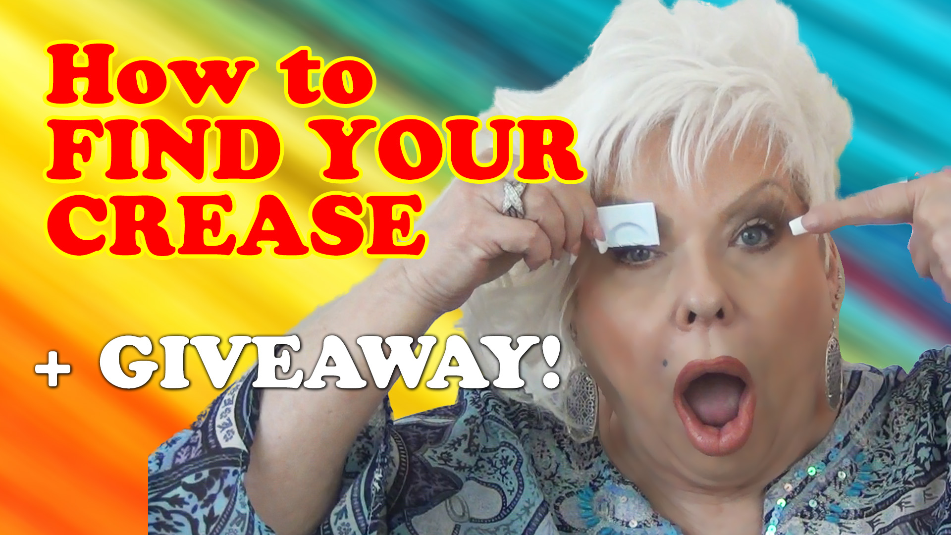 How To Find Your Crease Giveaway Sharon Capehart Beauty Tips